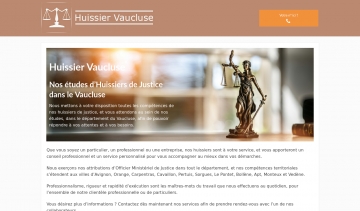 huissiers vaucluse, des services d'auxiliaires de justice qualifiés