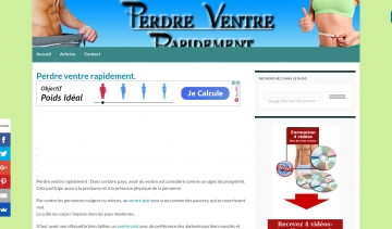 Perdre Ventre Rapidement, guide pour maigrir du ventre