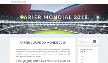 Parier Mondial 2018, le guide des meilleurs sites de paris en ligne