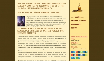 Maître Bangoura, marabout et médium africain dans les Yvelines