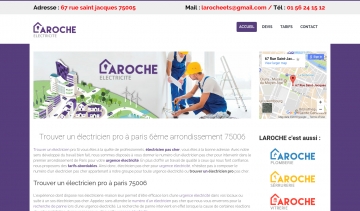 Electricien La Roche, société d'électricien à Paris 6