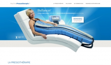 Machine Pressotherapie, appareil pour le drainage lymphatique