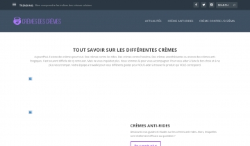 Crèmes des Crèmes, présentation des différents types de crèmes