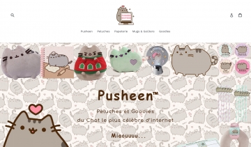 pusheen-boutique.fr : votre boutique en ligne des accessoires Pusheen