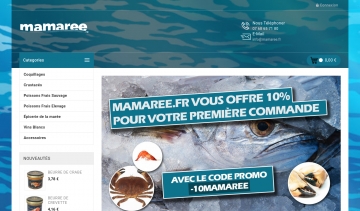 Ma marée, boutique en ligne de vente des produits frais de la mer