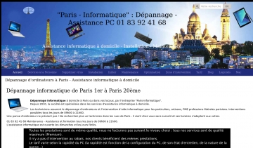 Dépannage et assistance informatique à Paris