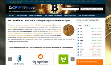 Le meilleur du trading de crypto devises numériques