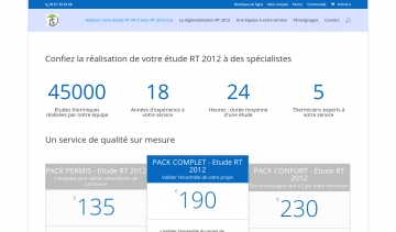 Étude thermique RT 2012, la réglementation thermique en France