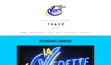 Enseignes La Vedette, fabricant d’enseigne lumineuse