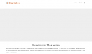 Shop-maison, guide d’achat d’appareils électroménagers