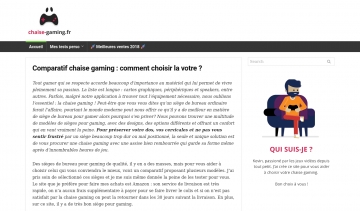 Tests et avis sur les meilleures chaises gaming