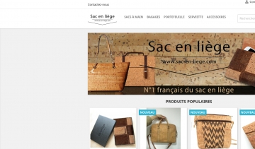 sac-en-liege.com, boutique en ligne des sacs en liège