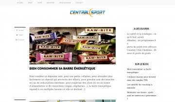 Centralsport.fr : blog dédié au sport et au bien-être