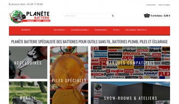 Planete Batterie, vente en ligne de batteries