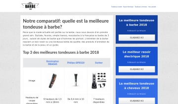 tondeusebarbe.org, le guide pour bien choisir sa tondeuse à barbe