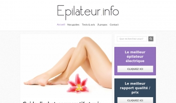 epilateur.info : toutes les informations pour choisir son épilateur électrique