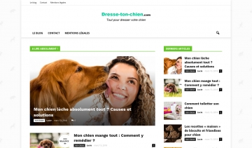 Dresse Ton Chien, guide sur le dressage canin