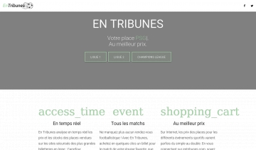 En Tribunes, le comparateur de prix des billeteries en ligne