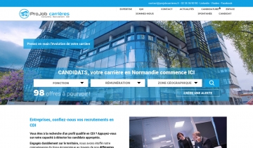 Projob Carrières, agence d'emploi installée en Normandie