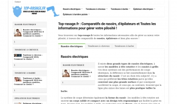 Top Rasage, guide d'achat des équipements d'épilation