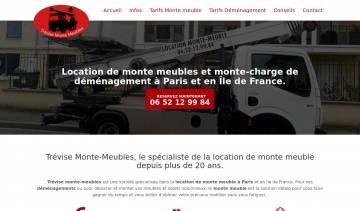 Trévise monte meuble, entreprise de location de monte meuble