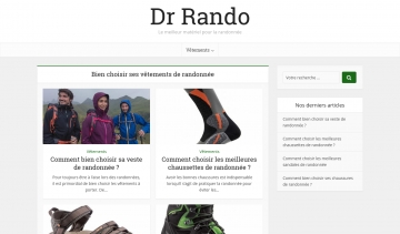 Dr rando, test de matériels de randonnée