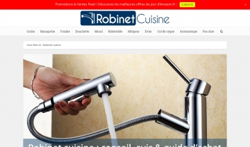 Robinet de cuisine, le classement des meilleurs robinets de cuisine