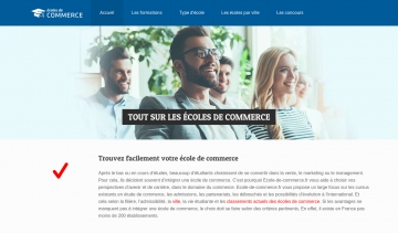 Ecole-de-commerce.fr, guide web pour trouver son école de commerce