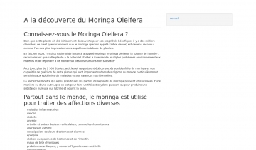 Moringa Oliefera, l'arbre de vie