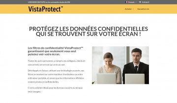 vista-protect, vente de filtres de confidentialité pour ordinateurs