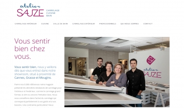 atelier-sauze, grand showroom spécialisé dans la vente de carrelages et mosaïques