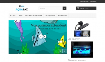 Aquabaz, Boutique en ligne