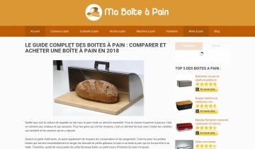 MaBoiteaPain.fr, le guide d'achat de la boite à pain