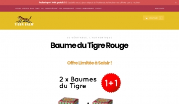 Tiger Balm rouge : le véritable baume du tigre extra fort