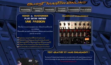 Mixage en ligne, mastering en  ligne