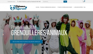 Pyjama Kigurumi, vente en ligne de pyjamas