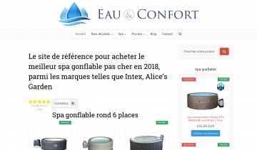 Eau et Confort, pour bien choisir son spa gonflable