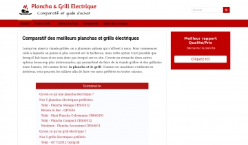 Plancha et Grille Electrique, guide d’achat des grilles et des planchas électriques 
