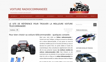 voiture-radiocommandee.net : le guide pour choisir sa voiture télécommandée