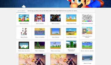 Sélection  des meilleurs jeux de Mario en ligne