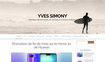 Yves Simony, le blog des bons plans