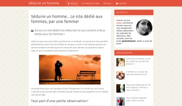 Seduireunhomme.net, le journal d’information sur les techniques de séduction