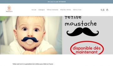 Boutique de vente en ligne de tétines pour bébés en France 