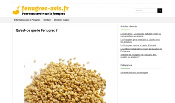 Fenugrec Avis, guide sur le fenugrec et son utilisation