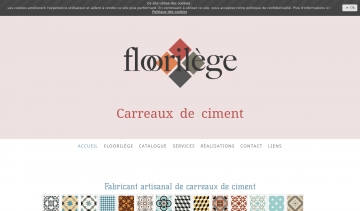 Floorilege, fabricant artisanal de carreaux de ciment