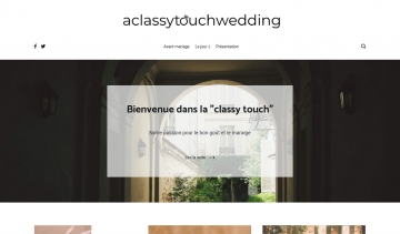 Classy Touch, est la solution pour réaliser un mariage.