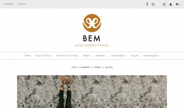 bem-store.com : la boutique en ligne des vêtements de sport pour femme