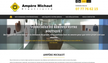 Ampère Michaut, entreprise d'électricité générale en région Parisienne