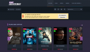 Papstream, site de streaming gratuit VF et VOSTFR