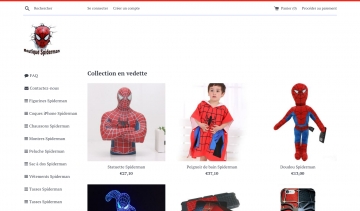 Spiderman-boutique.fr, la maison de vente dédiée aux fans de Spiderman